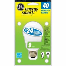 GE Soft White Ceiling Fan Bulb, 9W
