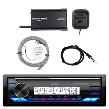 JVC Bluetooth Marine Receiver, Satellite Radio Tuner  XM Antenna, 40" Antenna