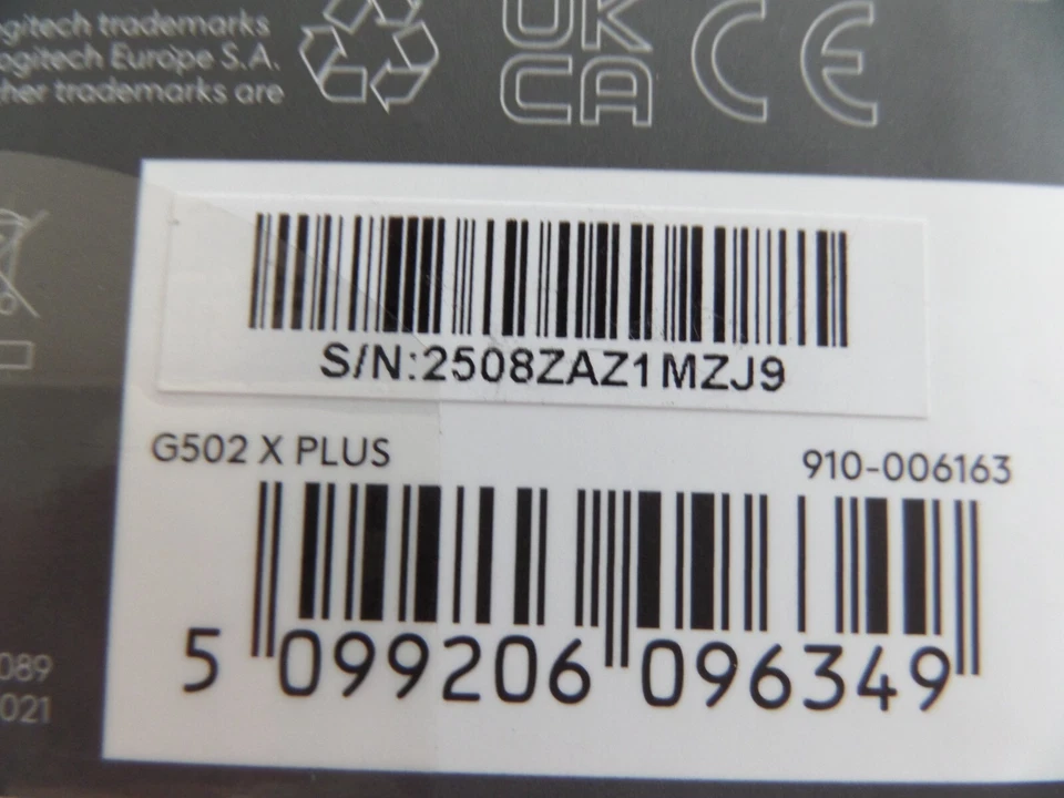 LOGITECH G502 X Plus Lightspeed Wireless Optical Gaming Mouse Brand New Sealed - Image 2 of 2