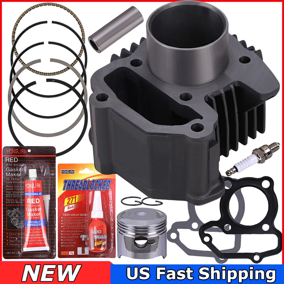 Kit de extremo superior cilindro pistón motor 80cc para Yamaha Raptor 80 2002 2003 2004-2008 Foto 2 de 4