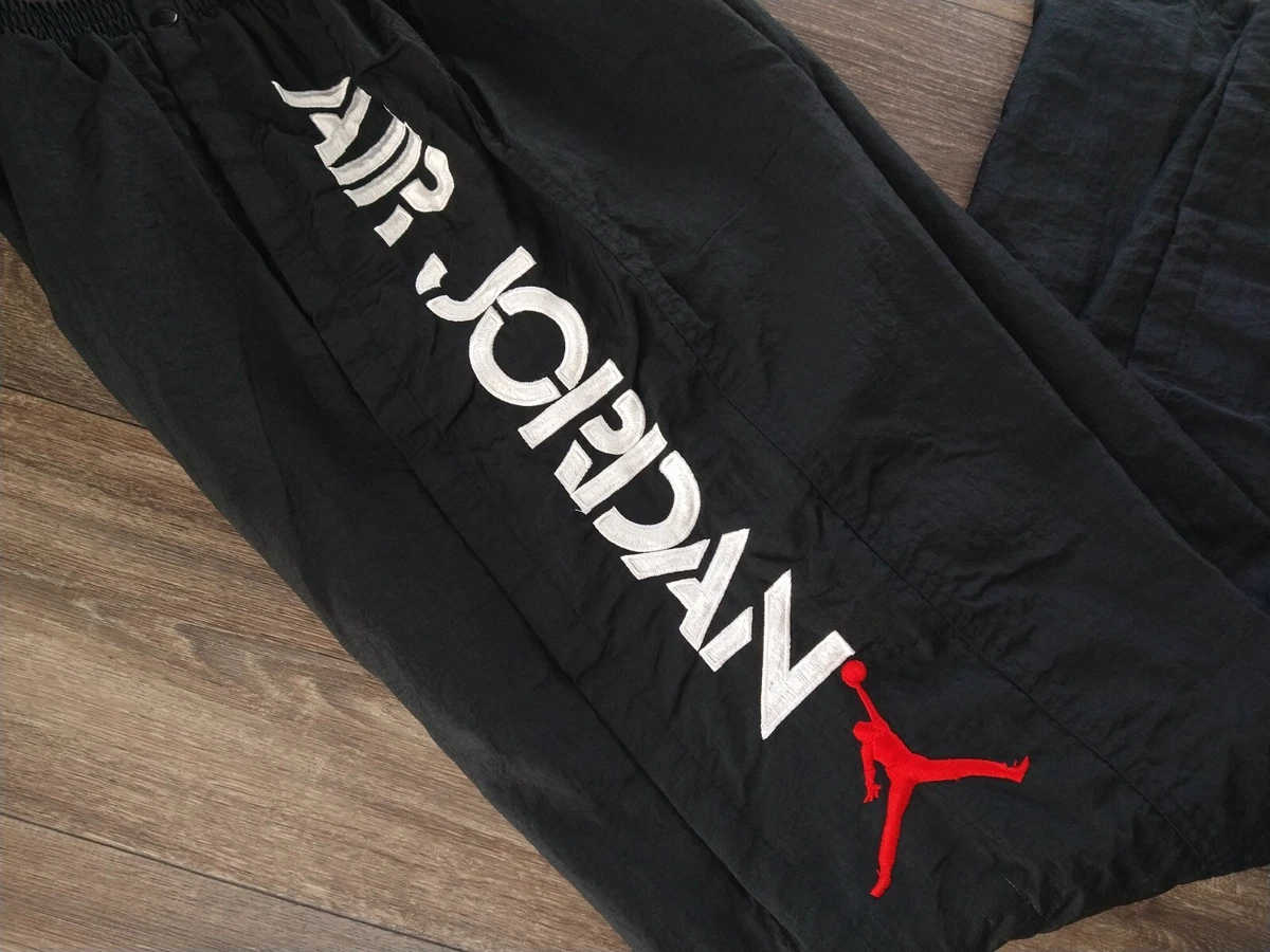 Vintage Nike Air Jordan Spellout Tear Away Athletic Pants - M – Jak of all  Vintage