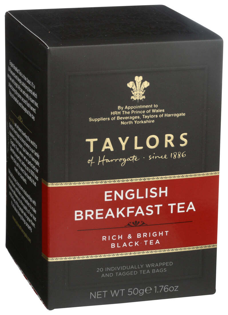 Чай для английского завтрака Taylors Of Harrogate, 20 пакетиков