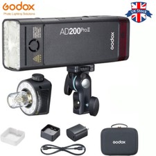 GODOX AD200ProII 200Ws 2.4G TTL Pocket Flash Strobe Light with Battery