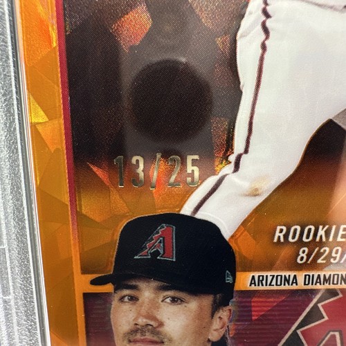CORBIN CARROLL 2023 Topps Chrome Update Sapphire #24 RC Orange /25 PSA 10 - Bild 6 von 7