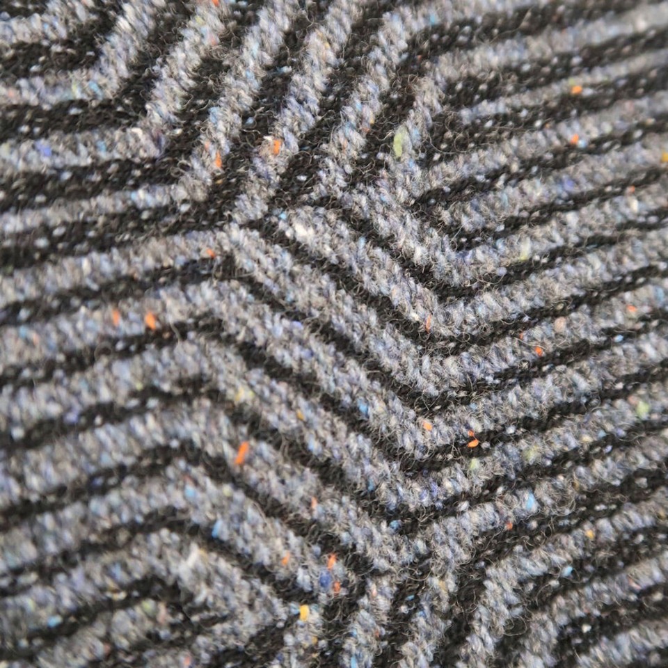 JOSEPH Women's Black Grey Pants 42 Wool Nylon Silk Other Full Length