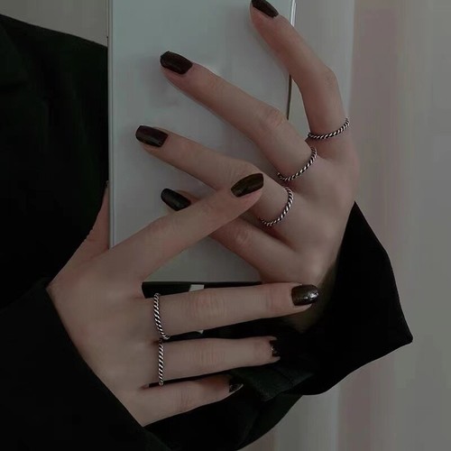 Womens Twist Ring Plain Wedding Band Fashion Jewelry Stainless Steel Size 5-9 - Picture 4 of 12