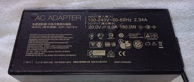 180W 20V 9A - AC Adapter - Model ADP-180-TB H
