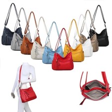 DAMEN TASCHE SHOPPER REISE Schultertasche Umhängetasche CROSS OVER Leder Optik