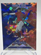 2025 Panini Crusade #61 Franklin Arias Crusade Blue Cracked Ice
