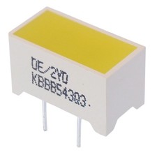 5 x Yellow 7.5x14mm LED Light Bar DE/2YD