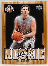 08-09 Upper Deck MVP Kosta Koufos Rookie Card (Utah Jazz) #221. rookie card picture