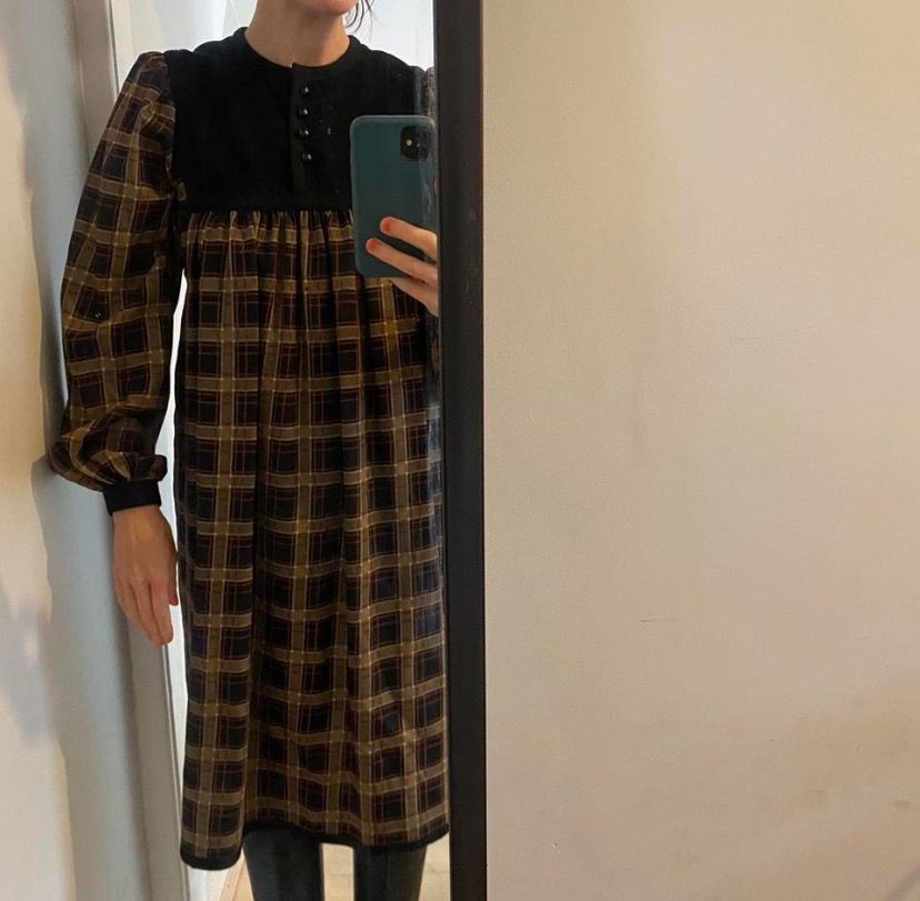 YSL Rive Gauche 70s Peasant Dress