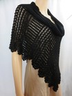 NEW St John Evening Black Beaded Crochet Wrap Shawl Shrug NWT $345 — photo 3