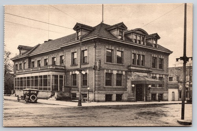 #ad Eau Claire Club Eau Claire Wisconsin WI Albertype Co. c1910 Postcard $5.95