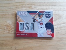 Nick Madrigal 2020 Elite Extra Edition USA Red G/U Jersey RC #'d/49