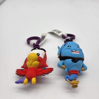 DisneyGRAD NiTE'93 キーホルダー Disney 3D Keychain Lot Aladdin Genie & Iago bag charms | eBay