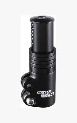 ERGOTEC Vorbau-Adapter Ahead schwarz matt