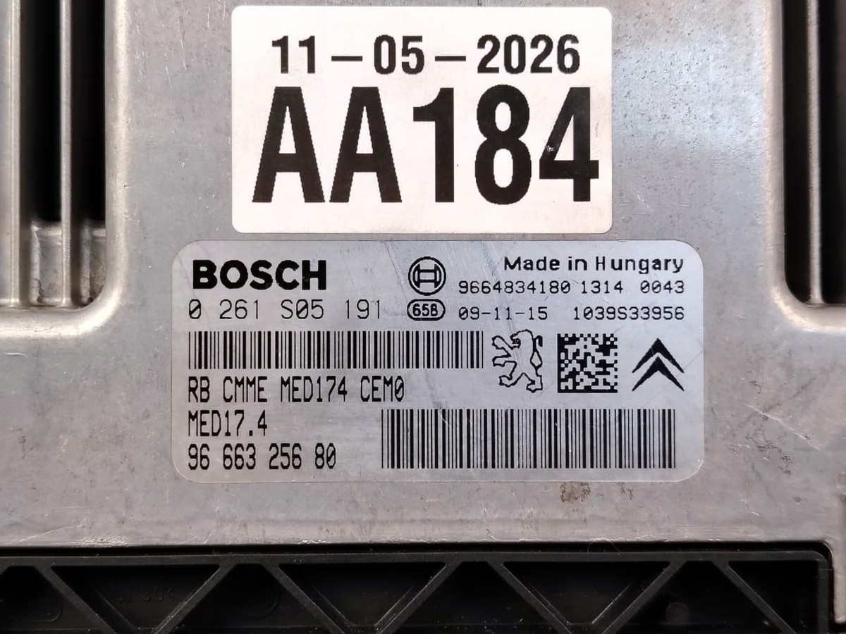0261S05191 CITROEN DS3 1.6 DS3 SPORT Engine Control Unit ECU