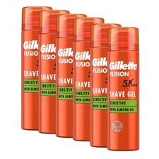 Image of Gillette Fusion5 Ultra Sensitive Men Shaving Gel 200ml Smooth Comfort Protection