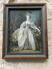 Framed Canvas Print Art Madame Bergeret by Francois Boucher Wall Art Home Decor