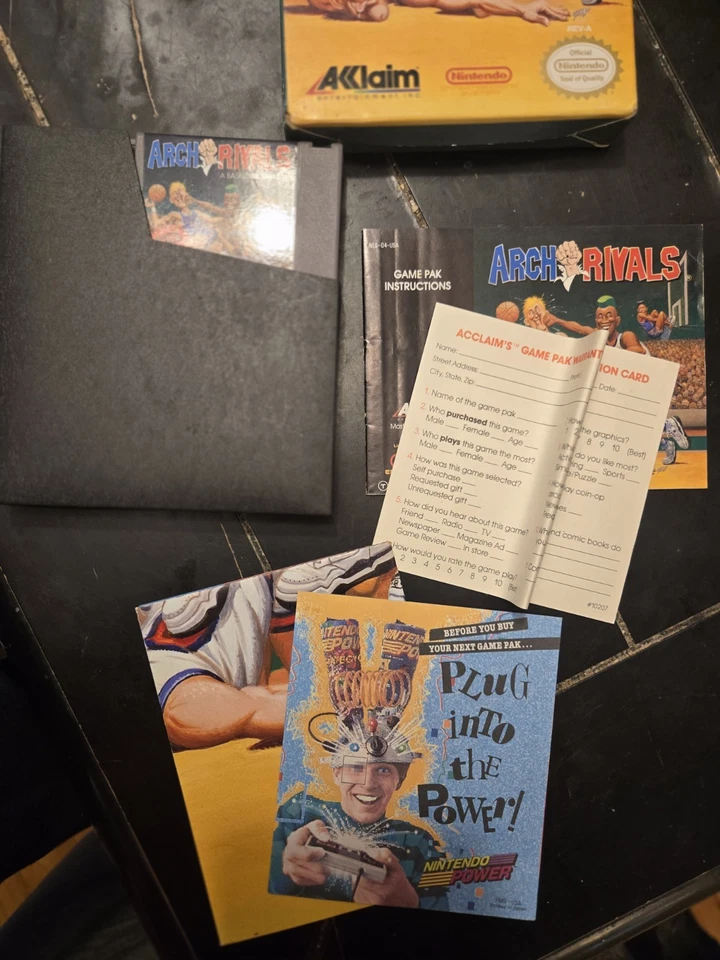 Arch Rivals: A Basket Brawl! Completo na caixa na caixa, na caixa! (Nintendo NES 1990)🔥 - Imagem 3 de 4