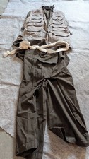 Afghan Traditional Brown, 3-piece men's outfit with vest