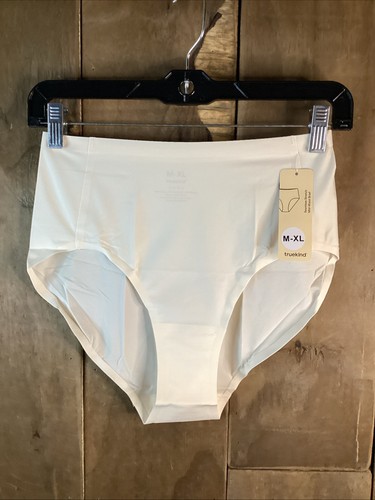 Truekind Panties M-XL Beige Seamless Stretch Mid-Waist Brief Underwear Women