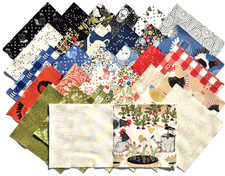 THE HENHOUSE Charm Pack from MODA - 42 5" fabric set - 48430PP