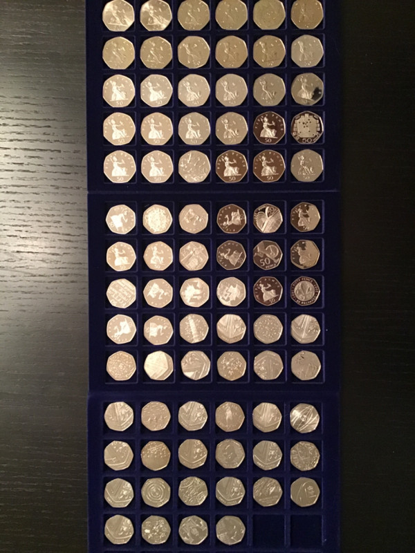 Every QEII 82 X BU 50p s Pence Inc Rare 2009 Kew Gardens + Others 1971 Till 2022