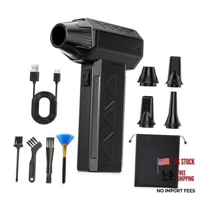 Cordless Electric Air Duster 120g Thrust (130,000 RPM), Mini Turbo Fan &
