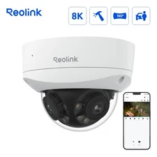 Reolink 16MP UHD PoE Security Camera 180° Panoramic IK10 Vandal-Proof Duo 3V PoE