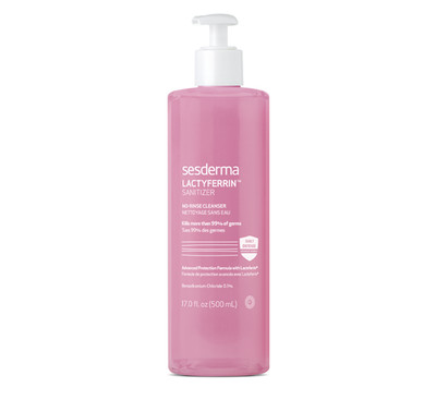 Sesderma Lactyferrin Sanitizer No-Rinse Cleanser 17oz Cleans Protects & Hydrates