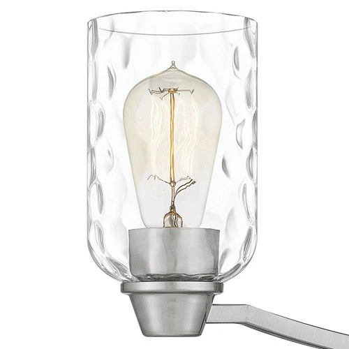 Quoizel Acacia 28" Wide Brushed Nickel Bath Light - Picture 3 of 7