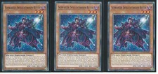 YU GI OH 3x SCHWARZER ZWIELICHTSROSEN RITTER ...
