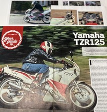 Yamaha TZR125R TZR 125cc R  Motorcycle Print Article Ad#6124