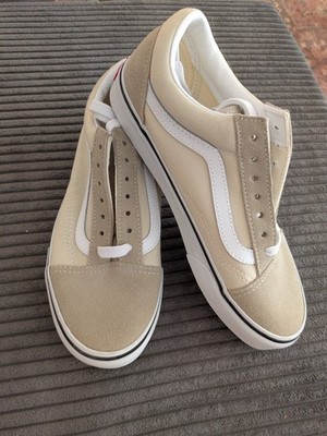 Vans Old Skool Beige/Cream Canvas Wildleder Gr. 37 Neu