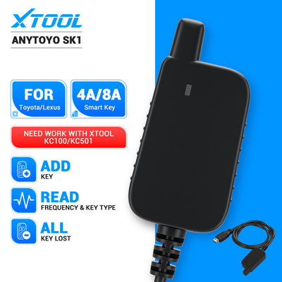 XTOOL AnyToyo SK1 For Toyota Lexus 8A 4A Smart Key Fob Programmer ALL Key Lost