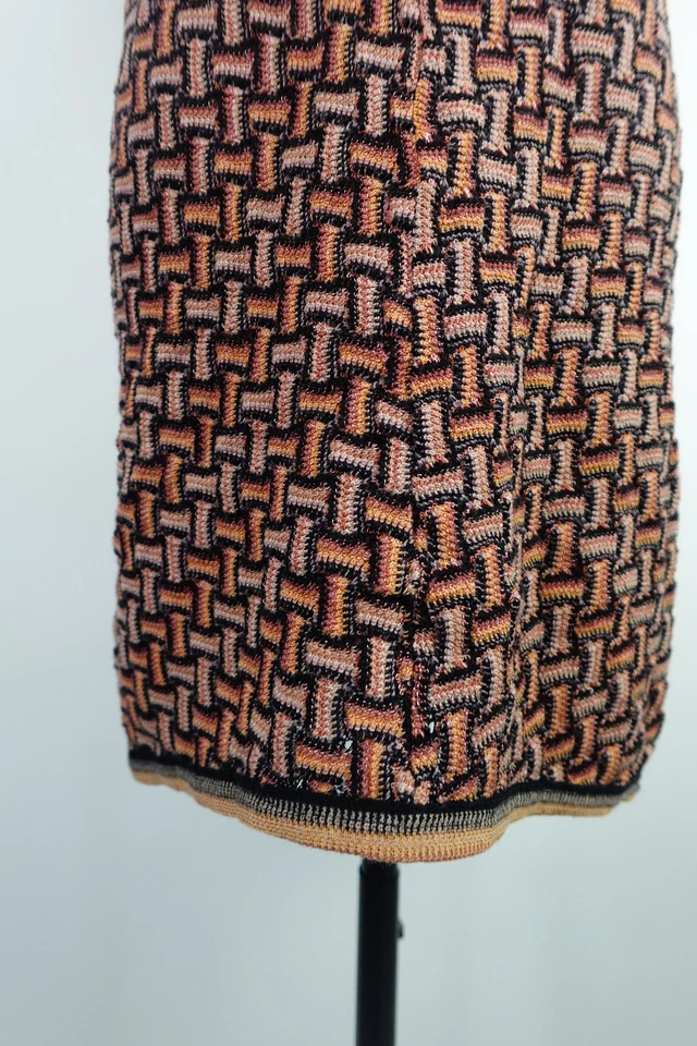 MISSONI ABITO VESTITO DONNA TG 44 DRESS WOMAN MADE IN ITALY VISCOSA - Immagine 3 di 4