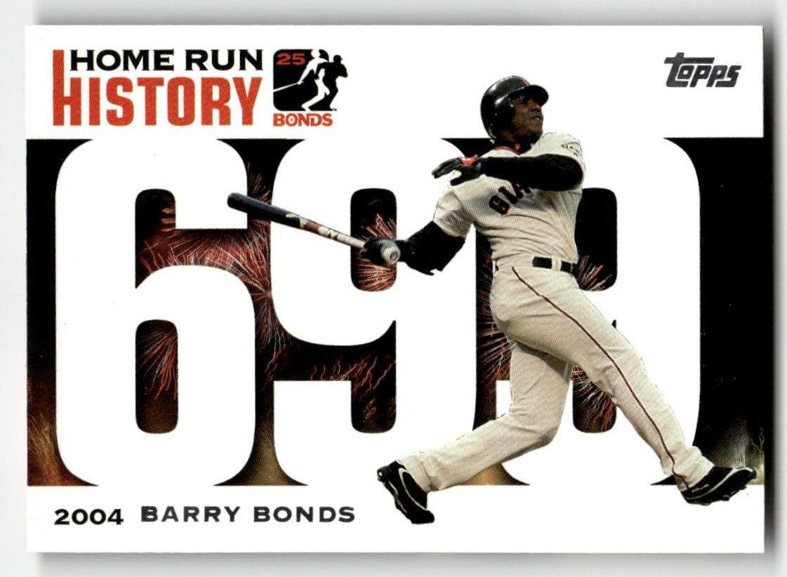 2006 Topps #BB 699 Barry Bonds Barry Bonds Home Run History