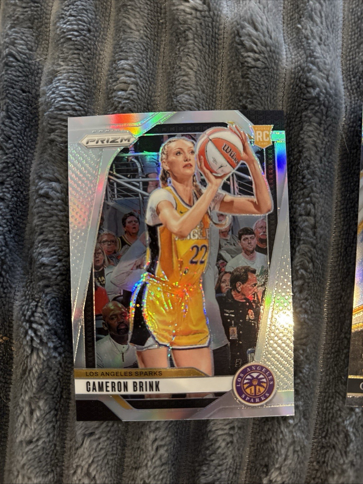CAMERON BRINK 2024-25 PANINI PRIZM WNBA ROOKIE SILVER #127 SPARKS B RC Q4147