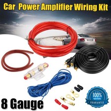 1500W Car Audio 8 Gauge Cable Kit Amp Amplifier Install RCA Subwoofer Wiring Kit