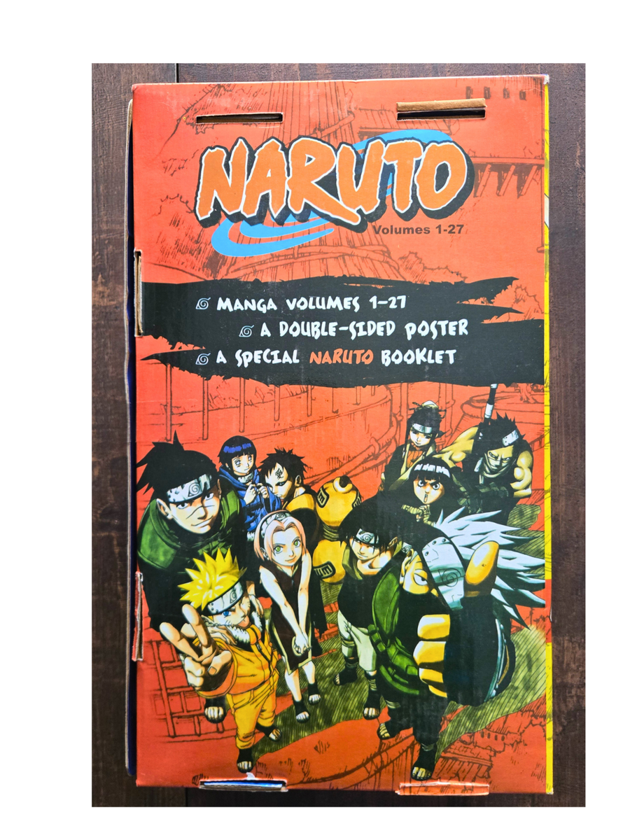 Naruto Manga Box Set 1 Volumes 1-27 Masashi Kishimoto Paperback