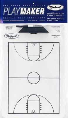 Markwort  Basketball Playmaker Markerboard Taktikbrett 30x45cm