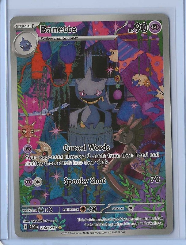 Banette Illustration Rare ME: Ascended Heroes 234/217 NM