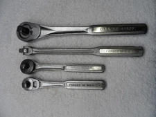 Craftsman 3/8" 1/2" Drive Ratchet Breaker Bar Set USA lot =V= 44809 - 4 pcs