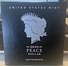 2023-S Proof $1 Peace Silver Dollar New US Mint Box w/COA.