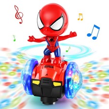 Toys for Boys Age 1 2 3 4 5,Dancing Robot Sensory 8.27 x 6.1 x 5 inches, Red