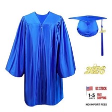 Shiny Kindergarten Cap and Gown 2026 Tassel set