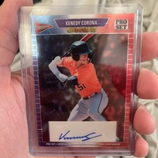 2026 Leaf Pro Set Baseball Kenedy Corona Auto #1/1 New York Yankees