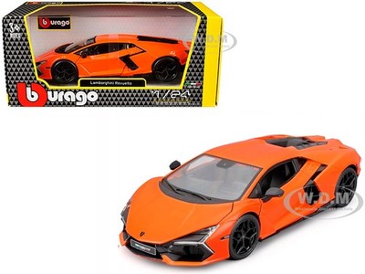 LAMBORGHINI REVUELTO ORANGE 1/24 DIECAST MODEL CAR BY BBURAGO